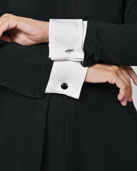 Chic Black & White Formal Dress