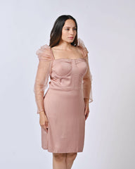 Rose Gold Corset Dress