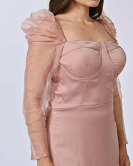 Rose Gold Corset Dress