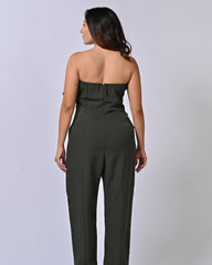 Chic Army Green Jumpsuit