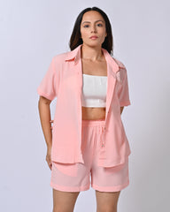 Peach Elegance Three Piece Set